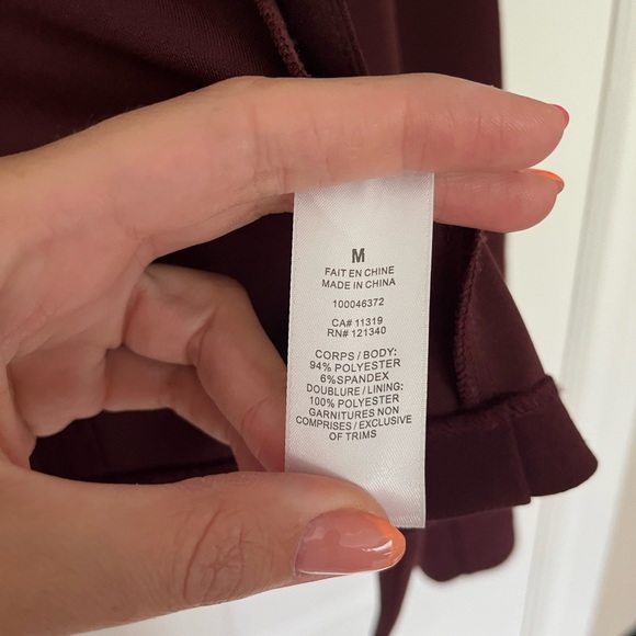 Dynamite Burgundy Blazer - Picture 4 of 5